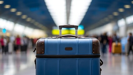 A Lone Luggage Bag at the Station