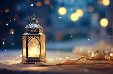 Islamic style Background design for ramadan celebration - obrazy, fototapety, plakaty