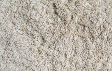 The texture of a terry towel. Terry cloth up close.