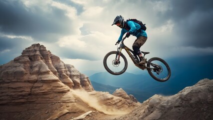 Mountain Biking on Rugged Terrain