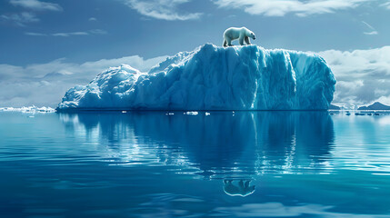 The Icy Peril: Iceberg as a Symbol of Hidden Danger and the Impact of Global Warming