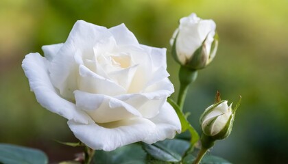 Generated image of  white roses