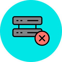 web-hosting-13 Line Filled Circle Icon