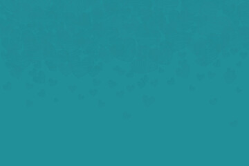 An elegant teal background adorned with overlapping heart sketches, perfect for Mother's Day and International Women's Day themes.