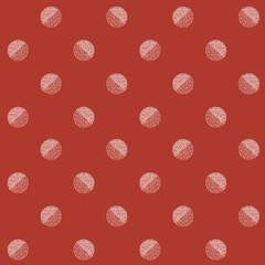 Polka dots. Seamless pattern. Vector illustration for card, banner, invitation, social media post, poster, mobile apps, advertising.