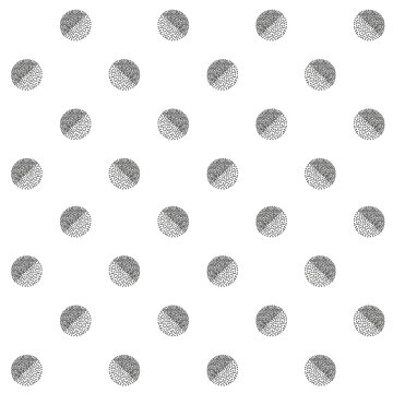 Polka dots. Seamless pattern. Vector illustration for card, banner, invitation, social media post, poster, mobile apps, advertising.
