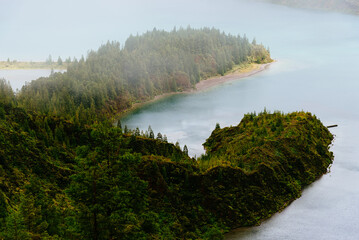 Lagoa do Fogo in Sao Miguel Island in Azores