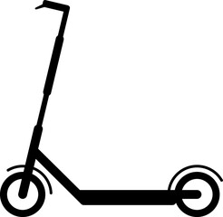 Electric scooter icon, electrical bike flat style eco friendly transport, vector illustration