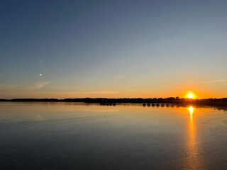 Obraz premium sunset over the sea