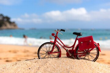 Bike at the beach - 750888257