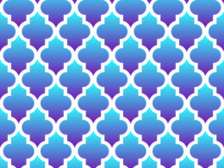 Seamless cold blue pattern for background