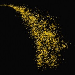 Obraz premium Luxury Gold Particles PNG, Scrub, Light Effect
