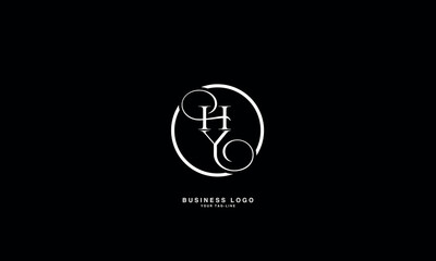 HY, YH, H, Y, Abstract Letters Logo Monogram