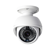Security camera isolated on transparent background