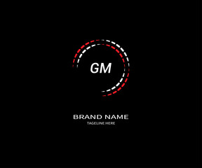 GM letter logo Design. Unique attractive creative modern initial GM initial based letter icon logo