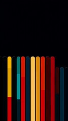minimalist symphony of chromatic chords on your mobile screen, celebrating the simplicity and elegance