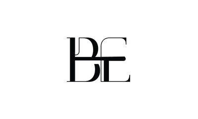 BE, EB, B, E, Abstract Letters Logo Monogram