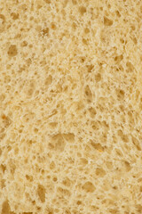 Macro texture of white toasted bread