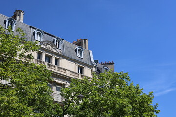Fototapeta na wymiar real estate in Paris 8th arrondissement