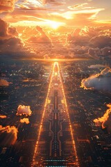 Pioneering the Technological Frontier: Digital Runway Meanders Amidst Semiconductors, Guiding Towards a Promising Horizon of Sunlit Future Cityscapes