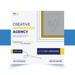 corporate post banner design template