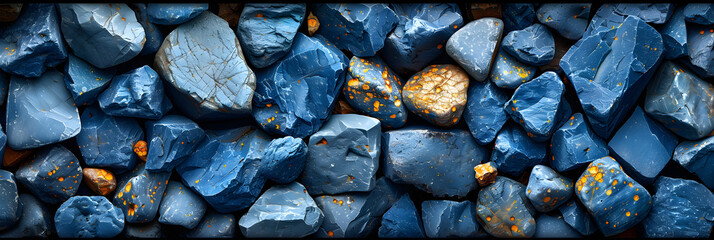 A Background of Blue Rocks,
Beautiful natural stone background
 - obrazy, fototapety, plakaty