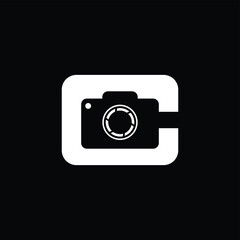 Camera in C Monogram Logo