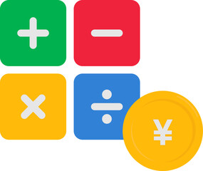 Fototapeta premium Japan Yen Currency Calculations