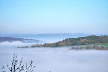Cloud inversion at Darley Moor, Derbyshire, UK