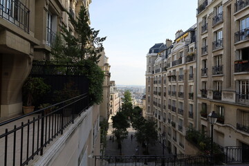 Panoramic view from the Butte Montmartre