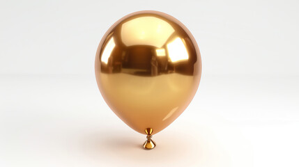 Gold foil balloon for party and celebration, birthdays, cards, or other events