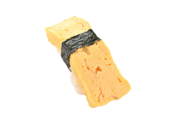 玉子の握りずし1貫切り抜き