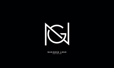GN, NG, G, N, Abstract Letters Logo Monogram