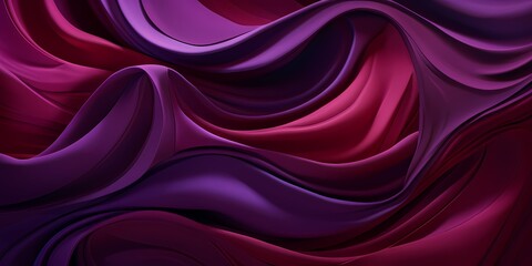 Crimson red and deep purple 3D waves swirling in an intense and dramatic motion.
