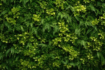 Fototapeta premium Close-Up Living Green Hedge of Climbing Plants