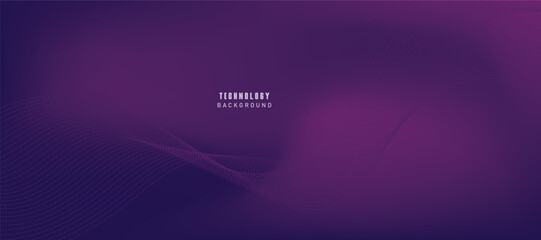 Abstract digital technology futuristic blue purple background.