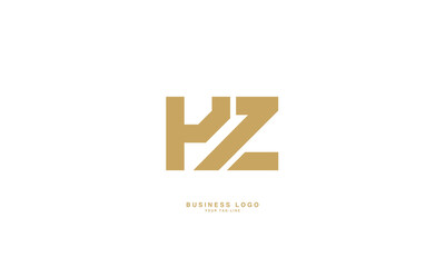 HZ, ZH, H, Z, Abstract Letters Logo Monogram