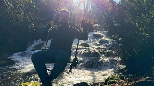 Euphoria in the Wild: Man's Moment with Nature's Symphony