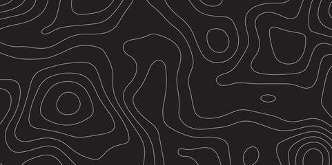 abstract pattern with lines. background of the topographic map. elevation contouring outline cartography texture. geographic abstract grid. futuristic wireframe landscape background