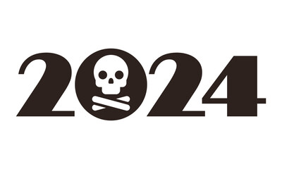 2024 - skull, crossbone, poison, warning - 750930859