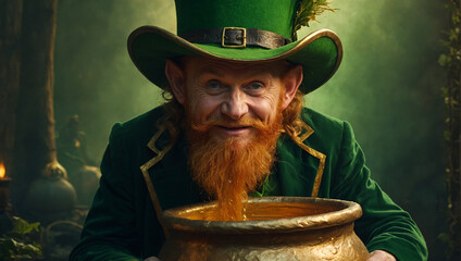 In the Footsteps of the Leprechaun: The Magic of St. Patrick's Day - obrazy, fototapety, plakaty