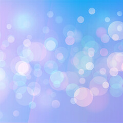Blue bokeh background banner for Party, ad, event, poster and various design works