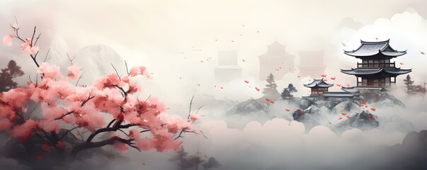 Enchanting Japaneseinspired artwork with a touch of fantasy and wonder. Concept Japanese Art, Fantasy, Wonder, Enchanting, Inspiration
