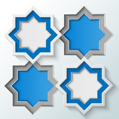 Infographic illustration with 4 items