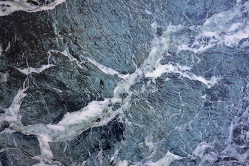 Ethereal Beauty: Intricate Patterns of Natural Marble with Hues of Blue and Green