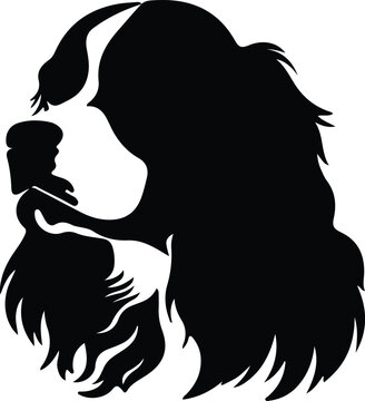 recommend clip art: Cavalier King Charles Spaniel   silhouette