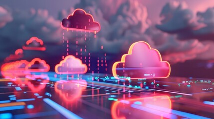 A 3D illustration visualizes Communications Platform as a Service (CPaaS), showcasing cloud solutions enabling companies to integrate real-time communications into their business applications