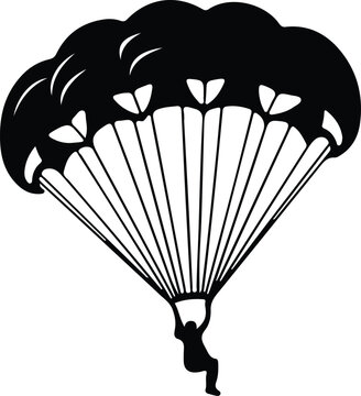 parasailing  silhouette