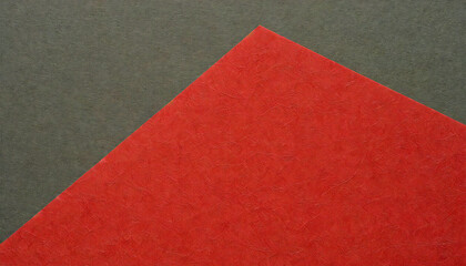 Fototapeta premium Textured red Japanese paper material. red textured material. Red Japanese modern background. Vermilion wallpaper.