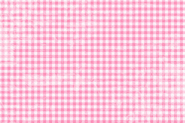  Pink gingham material background